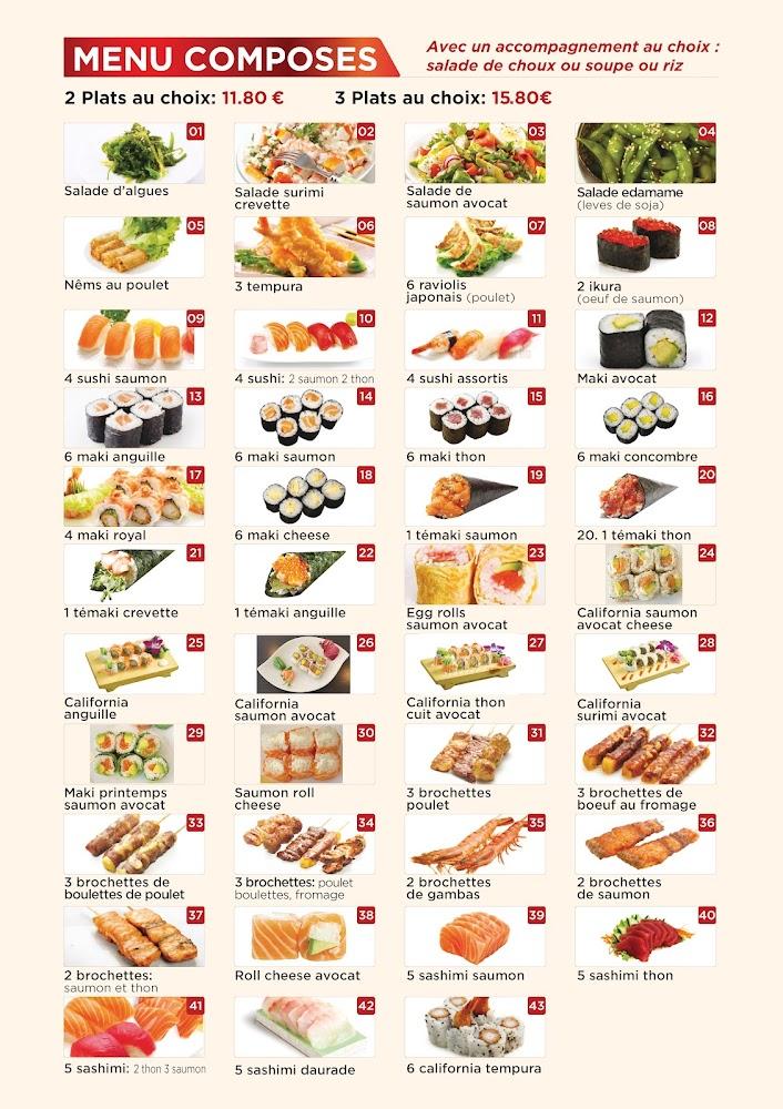 Sushi Thi Daily 58 rue Molière 69006 Lyon - Menu Image 3